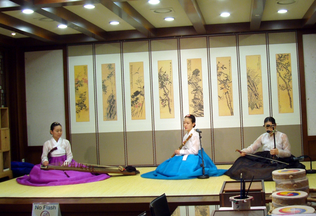 В центре корейской традиционной культуры в аэропорту Инчхон.